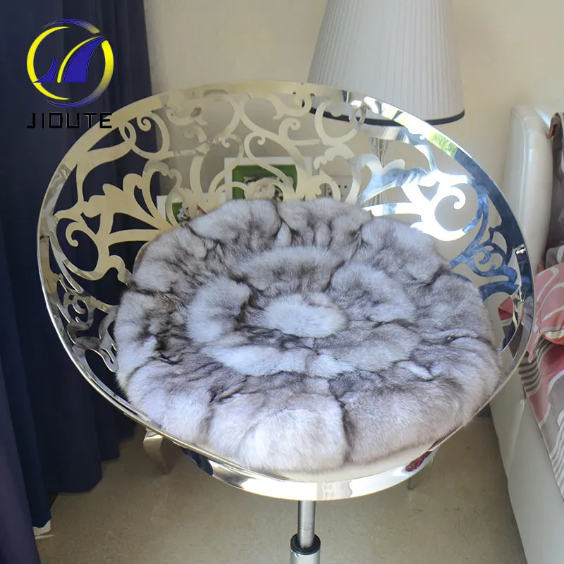 Гибкая и гладкая диван Плюшевые Лисий мех подушки