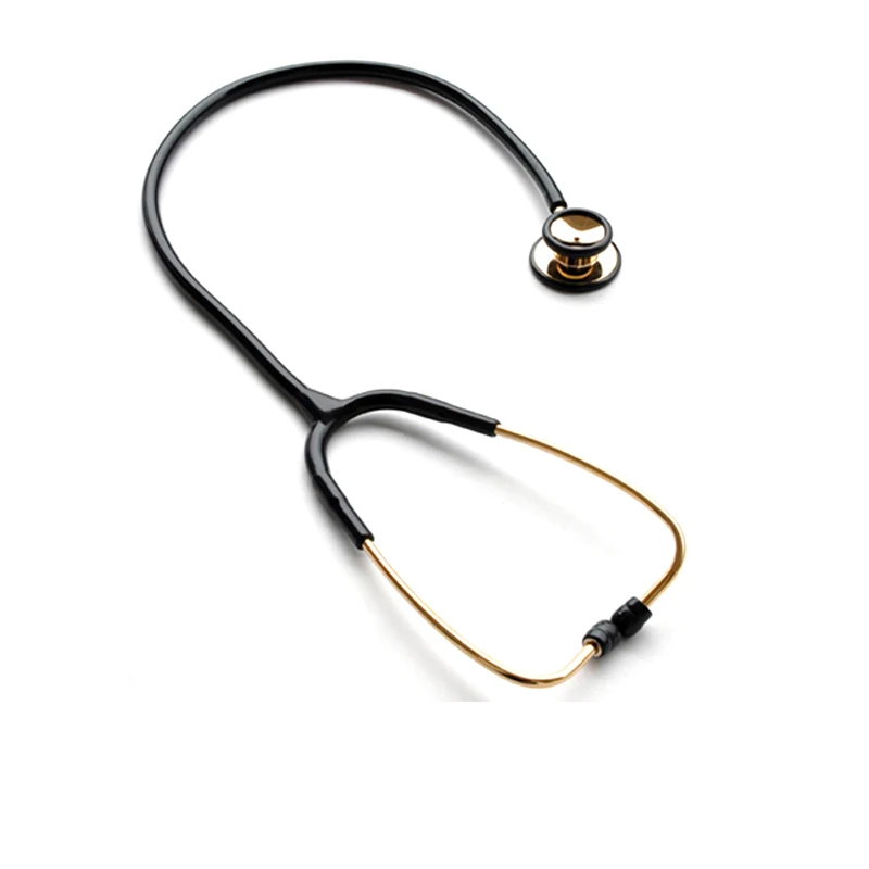 Medical Heart Cardiology Diagnostic Gold Plated  Stethoscope MDF