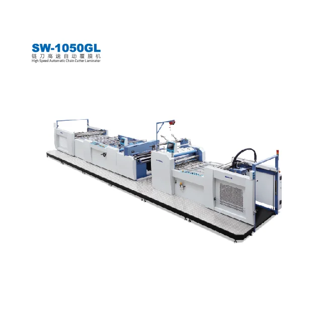 SW-1050GL High Speed Automatic Chain Cutter laminating Machine