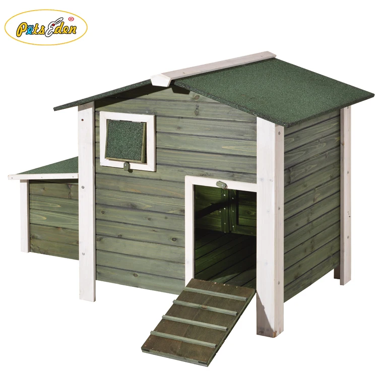 High Quality Wooden Chicken Coop with Run Cage Laying Box