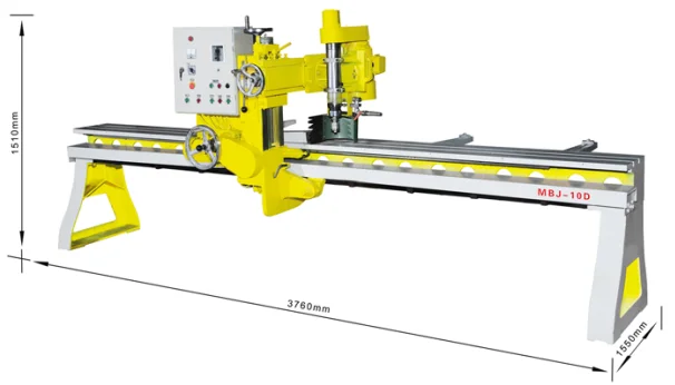 Granite Marble Stone Manual Edge Polishing Machines MBJ-10D WANLONG Stone Machinery