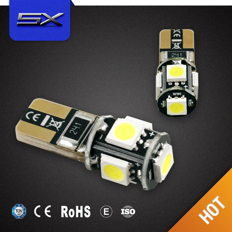 System T10/W5W/194 5630 3535 Canbus LED Bulbs, Canbus Auto Bulbs, Error Free Interior Lighting
