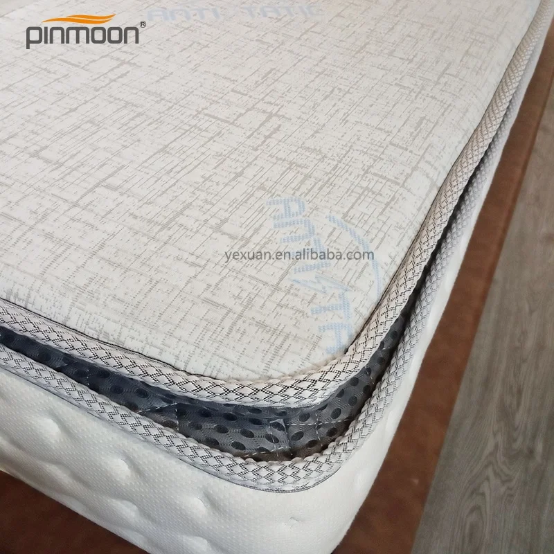 Hypo-allergenic Pillow top pocket spring magnetic treated memory foam mattress