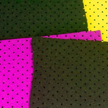 1 mm to 10 mm both side polyester mesh neoprene rubber