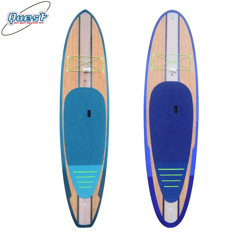 Sup Race Board Wooden/ Bamboo Veneer Race Paddle Board