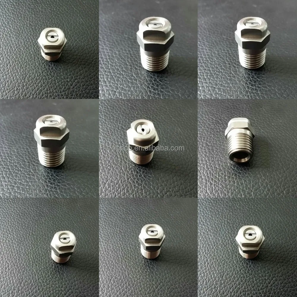 Stainless steel flat fan spray nozzle,stream jet nozzle,high pressure spray nozzle