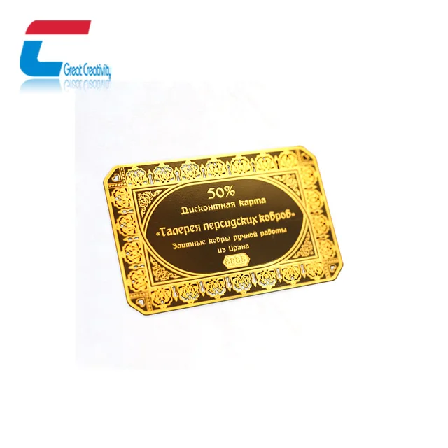 Stainless Steel Business Cards Laser Cut Metal Cards Engraved Metal Business Cards