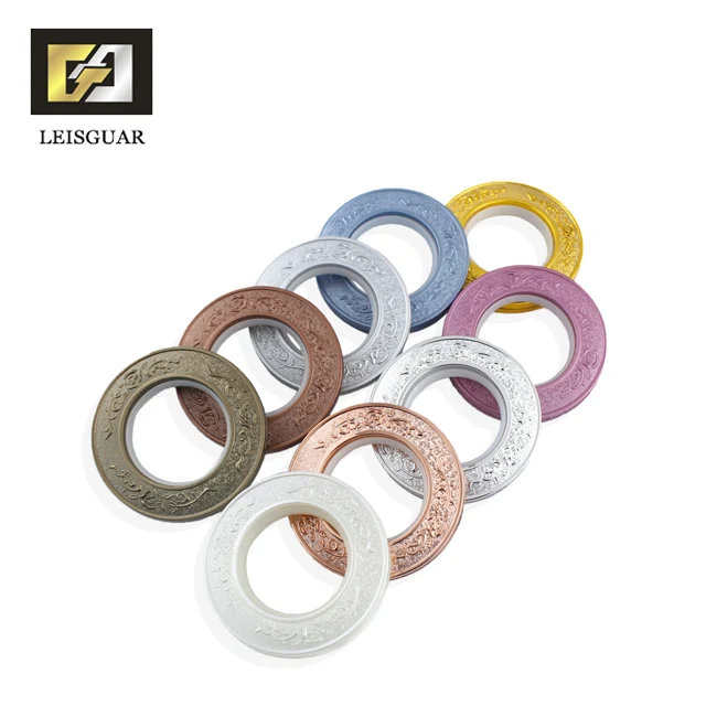 Decoration Roes Gold Curtain Ring Of Plastic Rings Curtain Accessories
