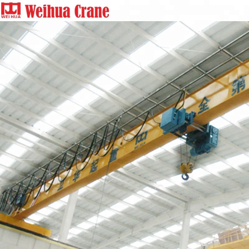 Light Duty Single Beam Girder Overhead Bridge Crane 3 tons Capacity Span 11.5m Lifting Height 16m