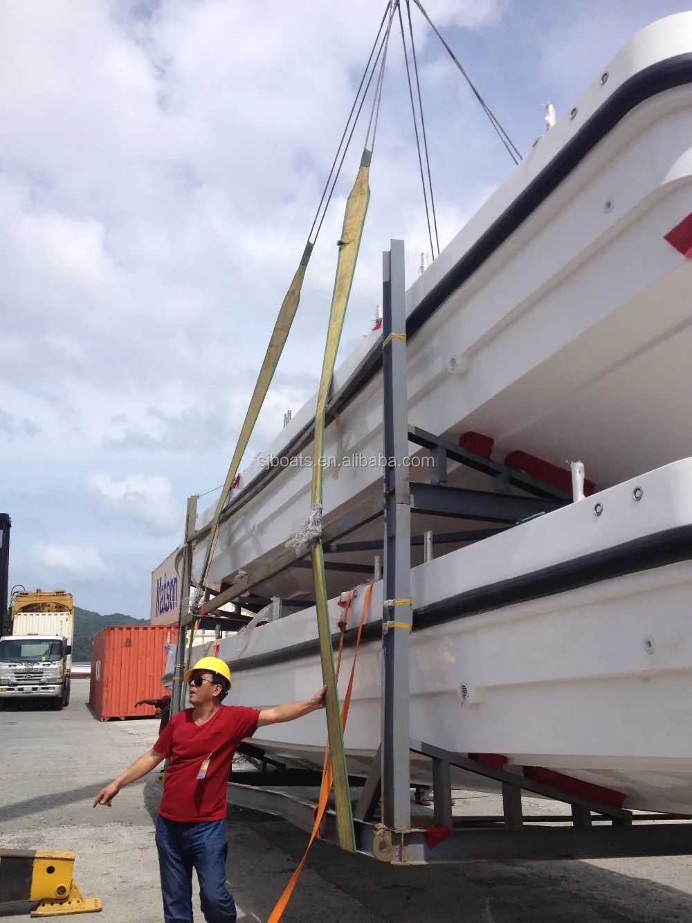 Горячая Распродажа 2017, лодка из стекловолокна, используемая на острове trafice, 30 человек, паром, лодка, бензиновый/бензиновый топливный Тип