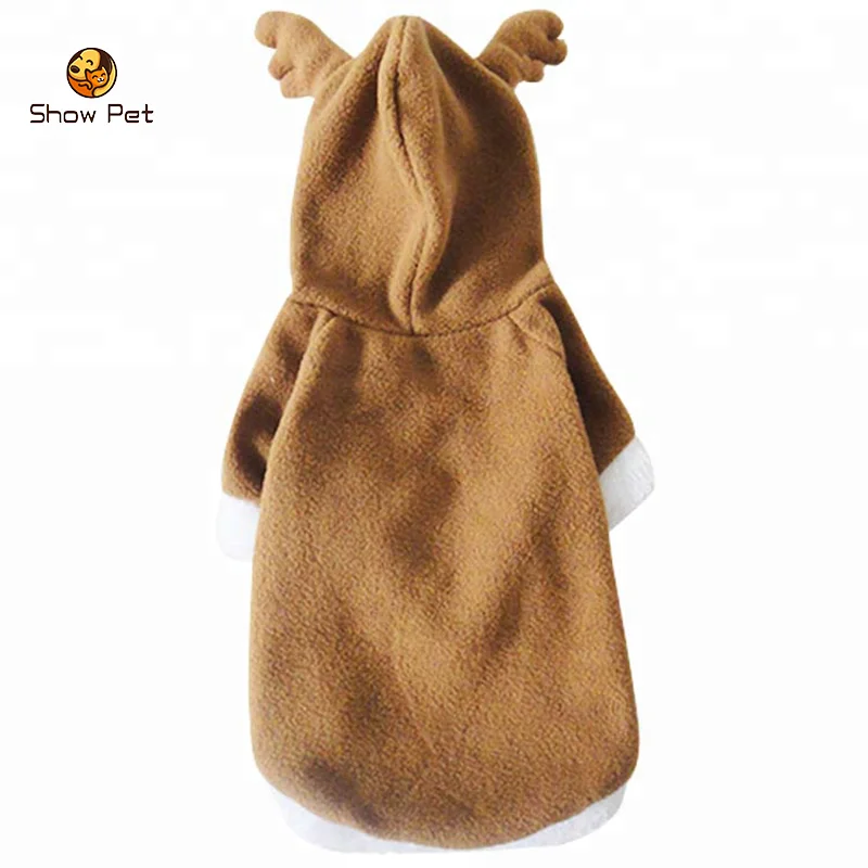 Рождество или Хэллоуин собака одежда прекрасный лося Собака Комбинезон забавная собака одежда