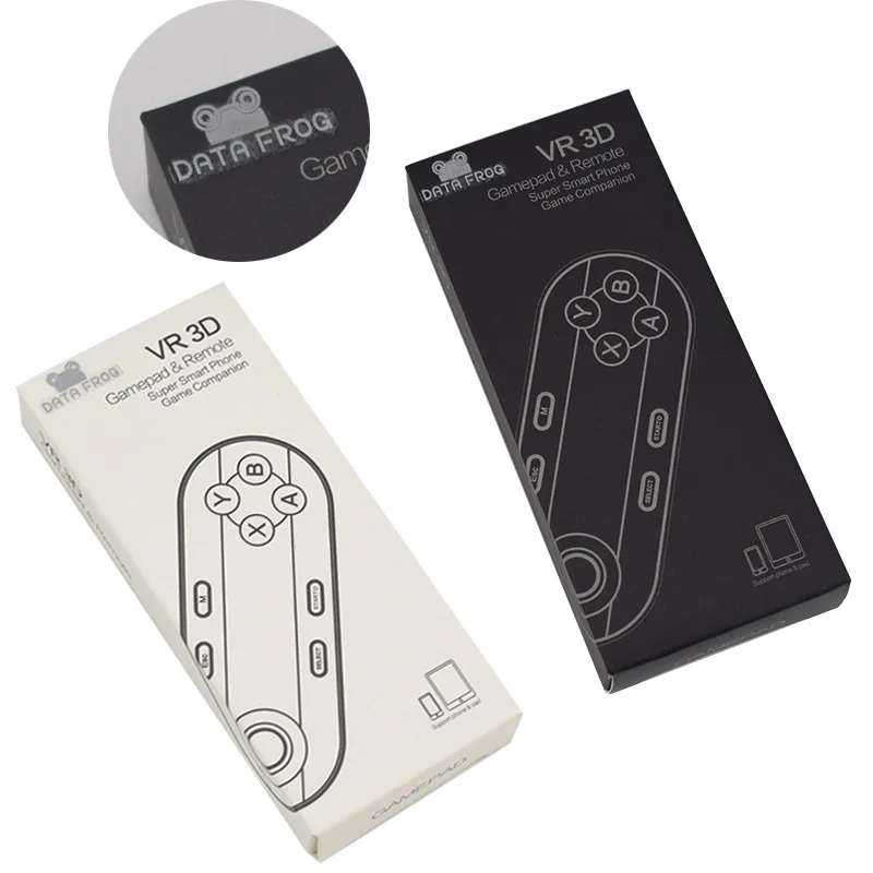 Data Frog Wireless BT Gamepad VR Remote Mini BT Game Controller Joystick For IPhone IOS Android Gamepad For PC VR