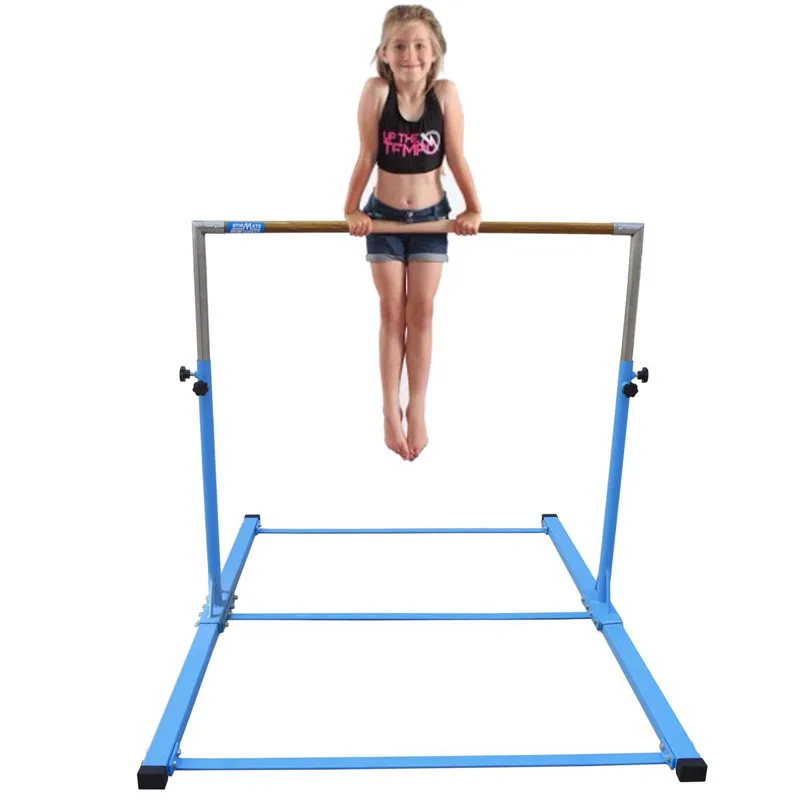 
Hot Sale Mini Gymnastics Adjustable Steel Kip Bar Kids Training Horizontal Bar 