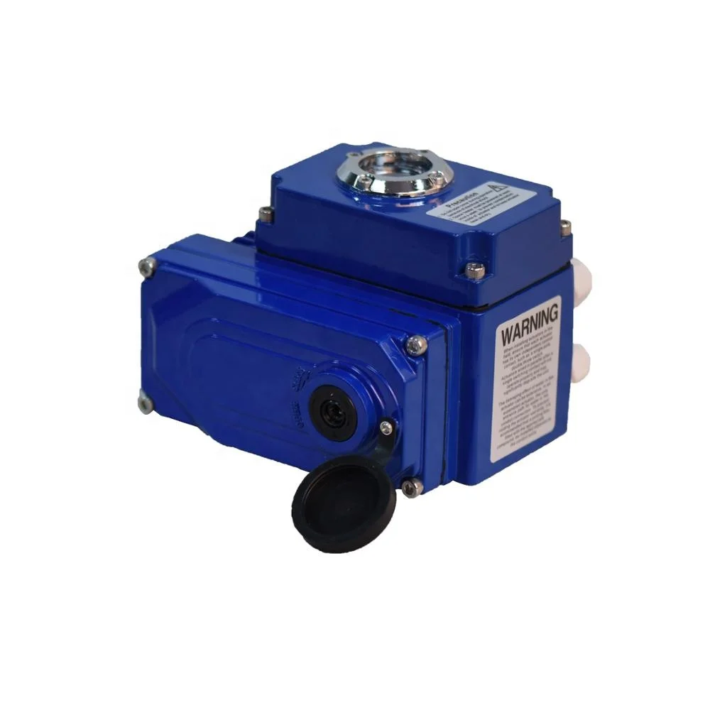 Proportional 4-20ma Motor Actuador Electrico Rotary 120Nm Torque Electric Ball Valve Actuator