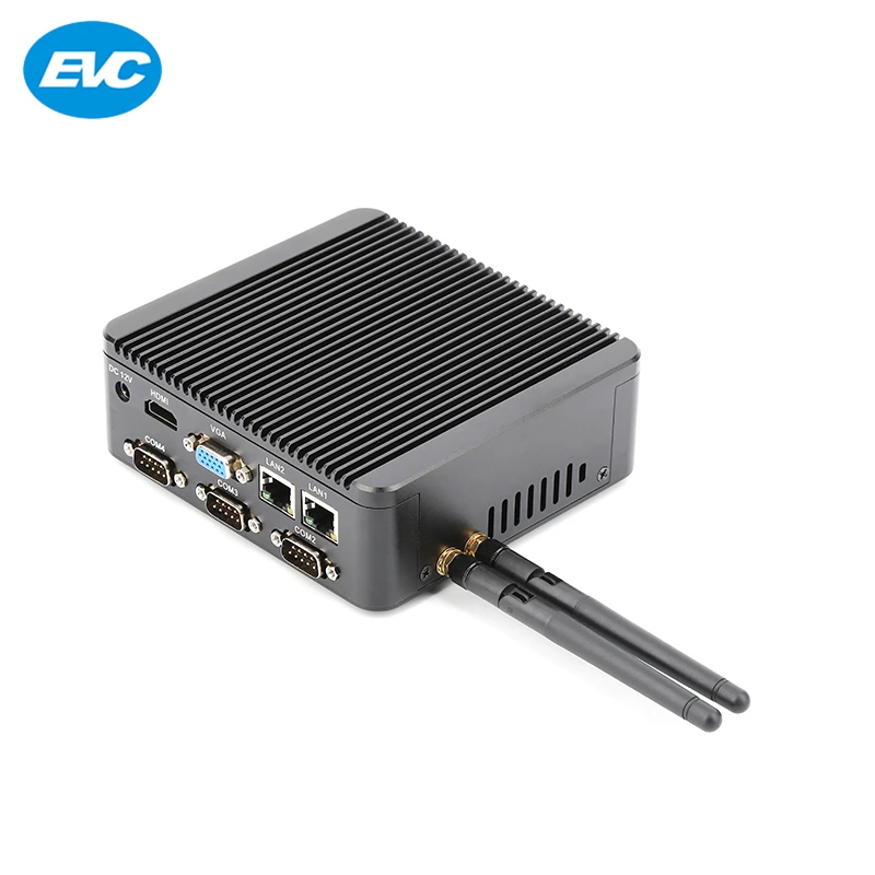 Intel 12 В 4 порта безвентиляторный мини-ПК с 4 ГБ оперативной памяти