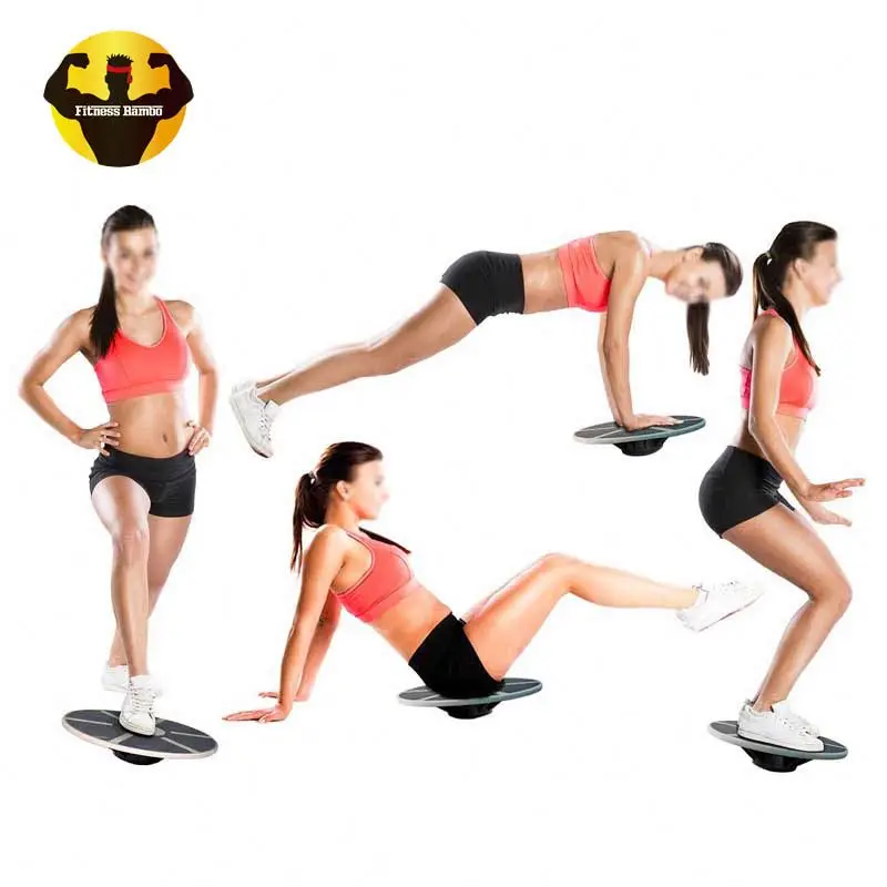 RAMBO Professional Customize Balance Board Wood For Sale Wooden Disc