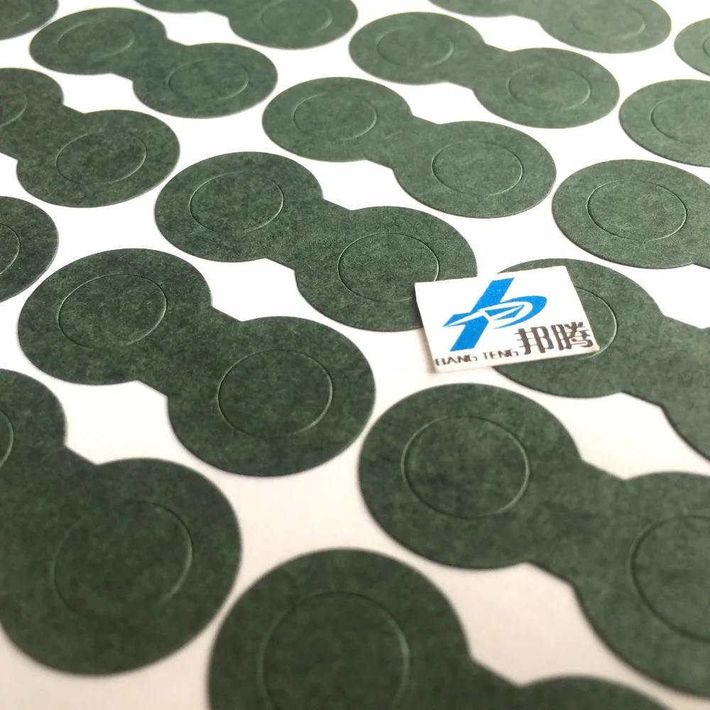 18650 lithium battery Washer Single Adhesive Barley Paper For Insulating Paper Spacer Flame Retardant Highland Barley Paper
