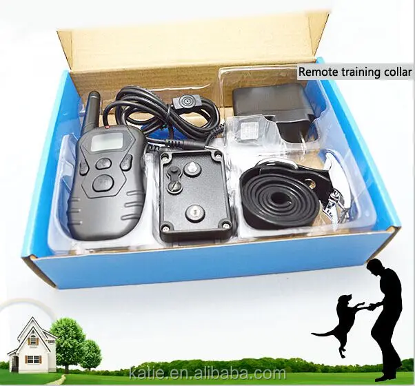 
LCD Remote Control 100 Levels Shock Electric Trainer Collar for Dogs KD-668 