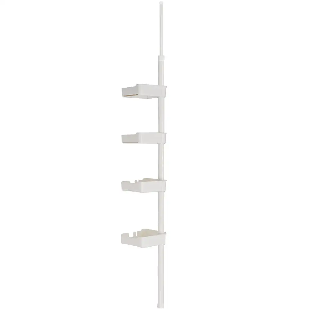 
4 shelf tension pole caddy shelf for shower shower caddy shelf 