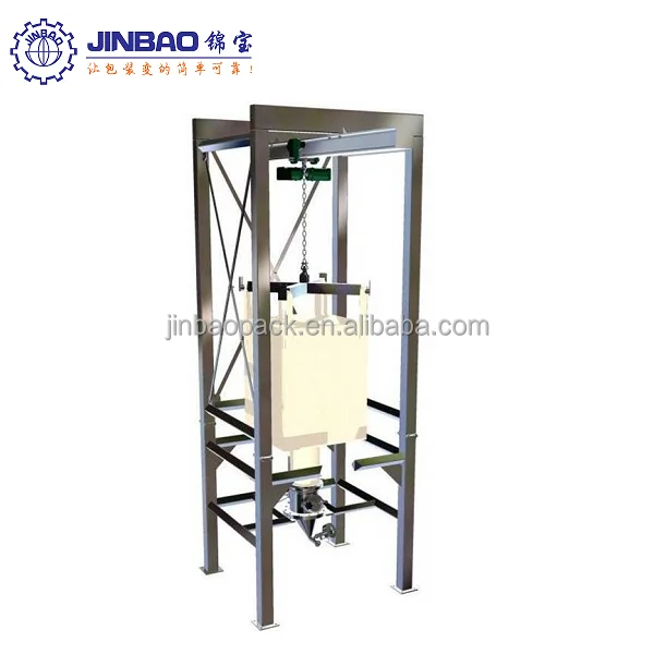 Semi automatic bulk bag discharger,big bag unloading station