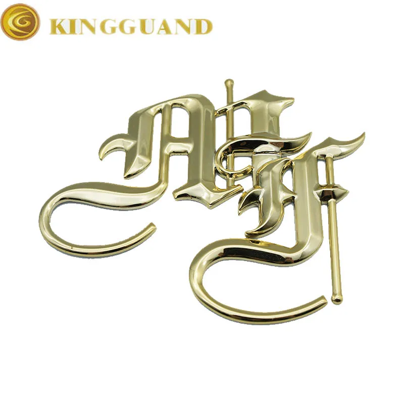 2021 abs plastic label Metal Letters Car Sticker For Car Emblem