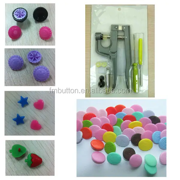 12.4mm baby cloth diaper Plastic Snap Button