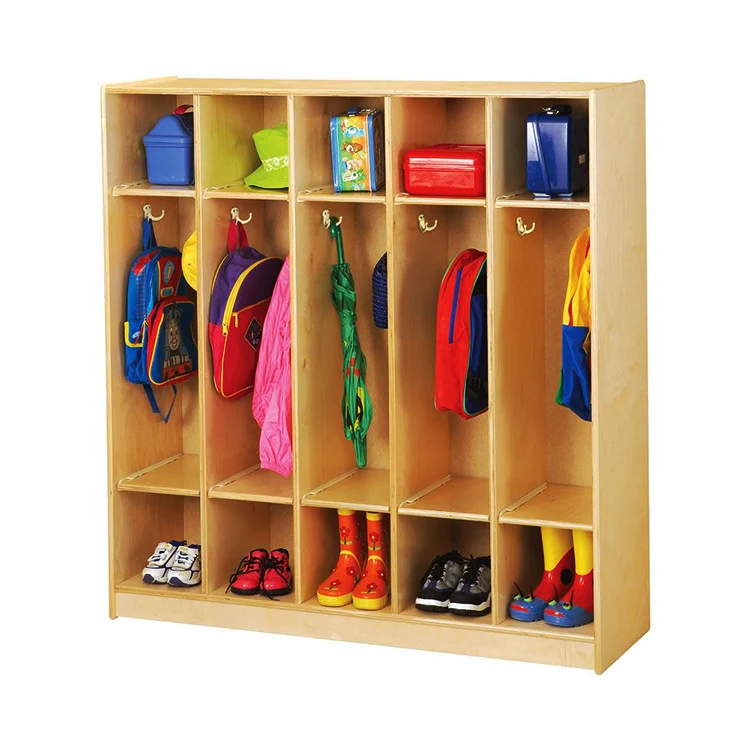 High quality preschool kindergarten furniture malaysia cubbies boys locker room bedroom furniture