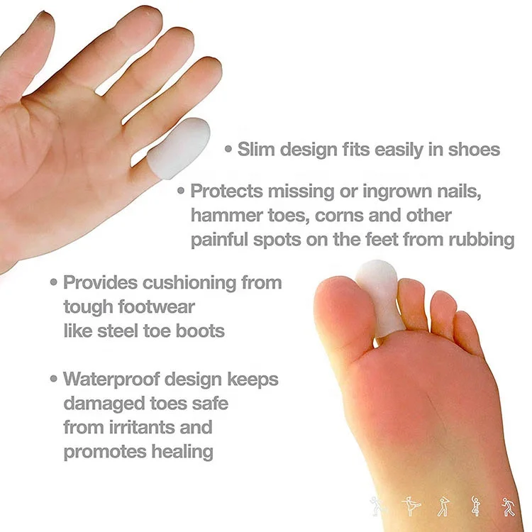 Super Soft Silicon Gel Toe Separator Shoes Toe Cap Protector Sport Finger Protector