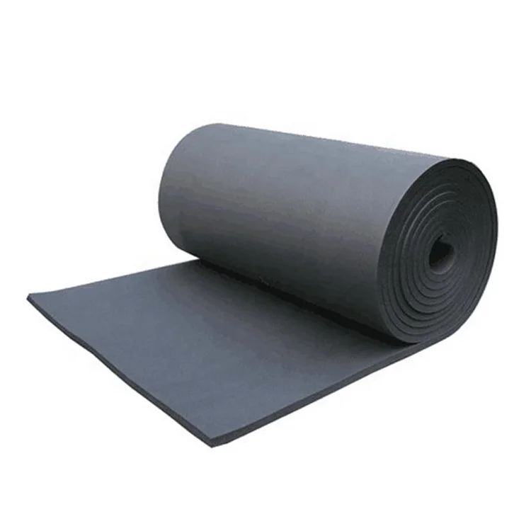 Rubber Foam Insulation 45-65Kg/m3 Black Nitrile Rubber Foam Insulation Sheet
