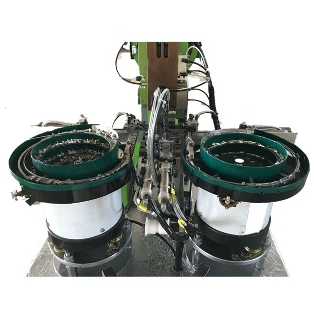 Automatic Pin and Box Zipper Setting Machine