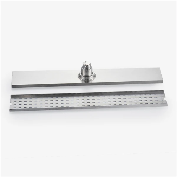 Anti-odor Bathroom Shower Stainless Steel Long Floor Trap Drains