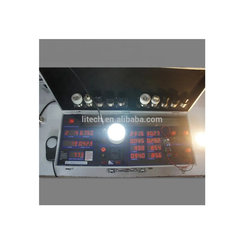  Китай дешевая распродажа легкий патентный дизайн светодиодный портативный демонстрационный кейс тестер светодиодного света испытательное оборудование для продажи