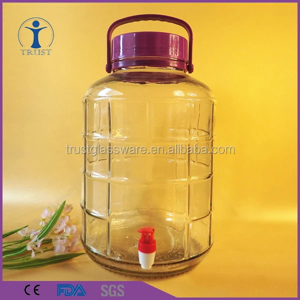 2016 Новый дизайн завод напрямую продавать красивые формы хранения 5 литров стеклянных банок