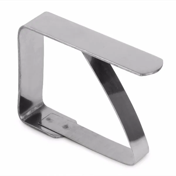 
Custom sheet metal stamping stainless steel metal table skirting clip table cloth clip 