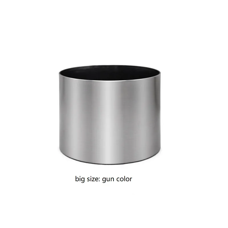 Customizable Modern European Style Metal Plated Planter Pot Anodized Aluminium Plant Pot for Metal Spinning and Fabrication