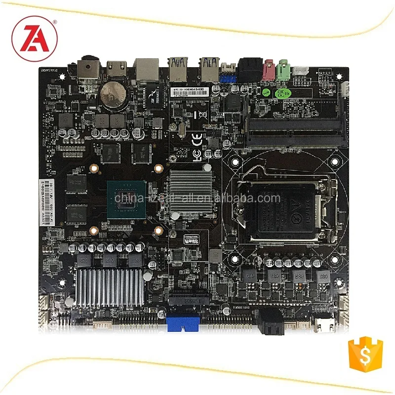 2 LVDS Support Dual Channel 10Bit motherboard ZA-SK1050 ti OEM from china factory
