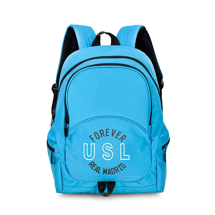 Custom large black kids backpack teens boy elementary schoolbag club style book bag for boys