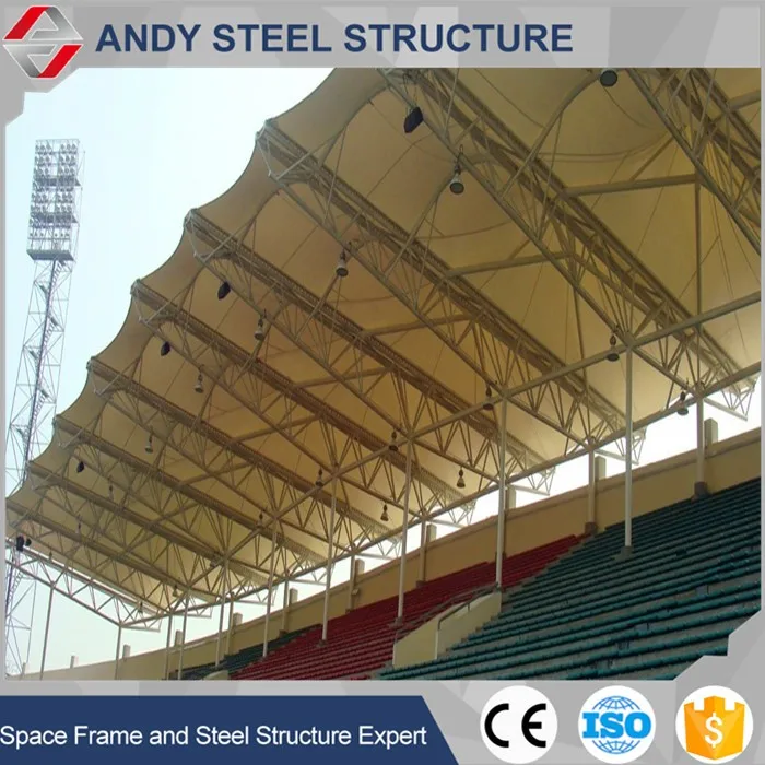 
Professional tensile Membrane structure Roofing for Stadium 