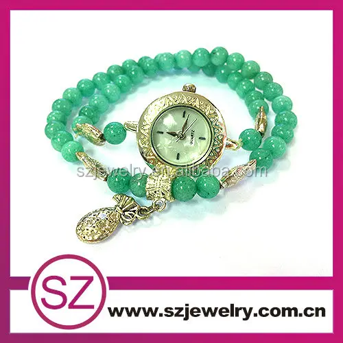 Swh0646-7 ювелирные изделия 2014 драгоценный камень шарм западная наручные часы для мужчин