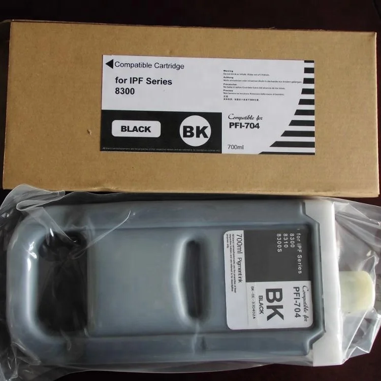 700 мл картридж совместимый PFI-704 для Canon IPF 8300 8310 8300s с пигментными чернилами