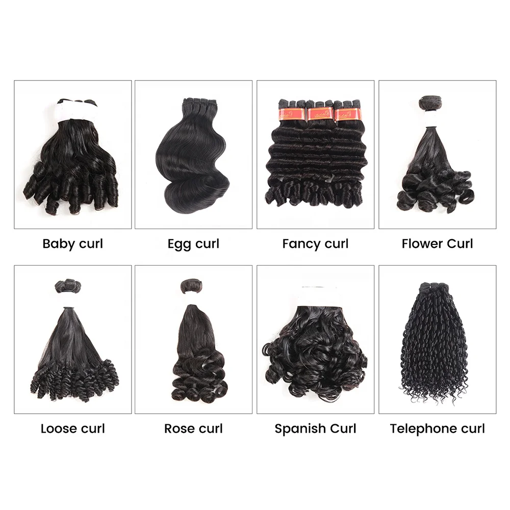 Brazilian Human Virgin Hair Fumi Bundles,10a Grade Virgin Unprocessed Human Fumi Curl Human Hair Weave