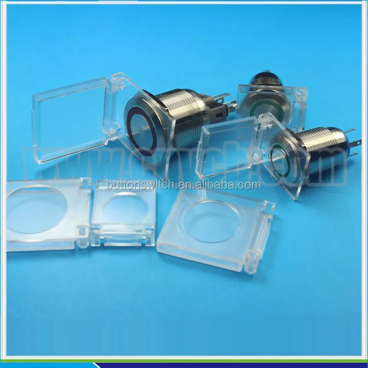 BBB High Quality White Transparent Waterproof Cover 16mm/19mm/22mm Mounting Panel Pushbutton Switch Cap