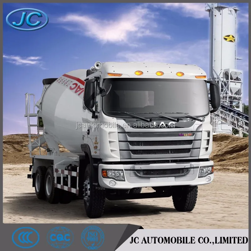 
Hot selling model JAC brand 6*4 type concrete mixer tank truck for sale 