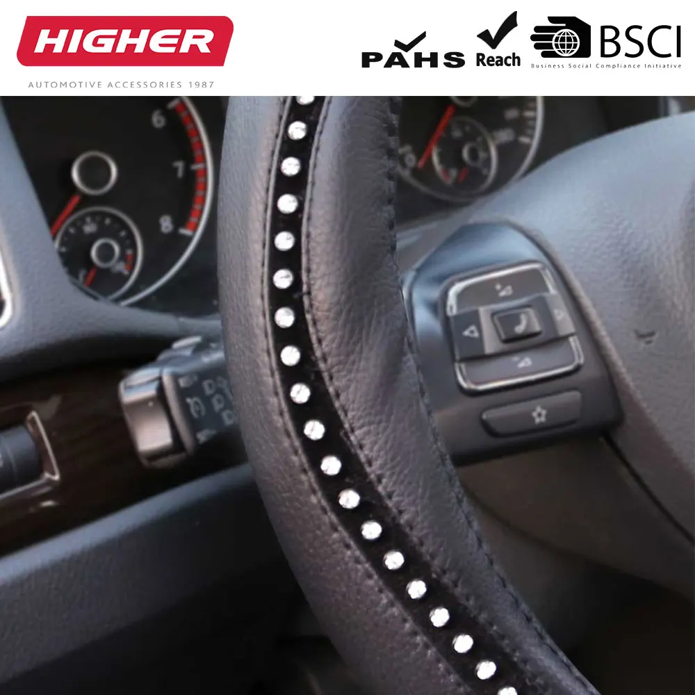 
Factory Direct sale 2018 New Style Universal Pvc Diamond Car Wheel Cover 1 pc 