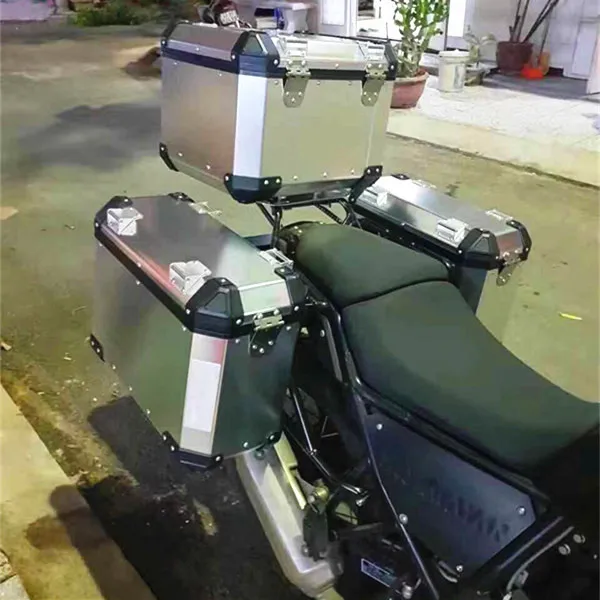Алюминиевый ящик для мотоцикла Royal Enfield, гималайский боковой алюминиевый ящик, боковой алюминиевый ящик
