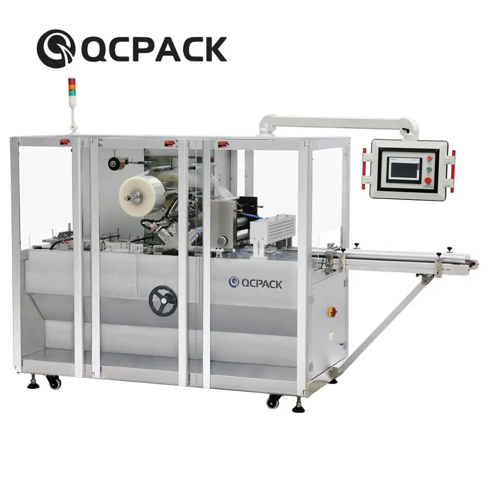 BTB-300S Tea Box Cellophane Overwrapping Machine with BOPP PVC PVDC Film