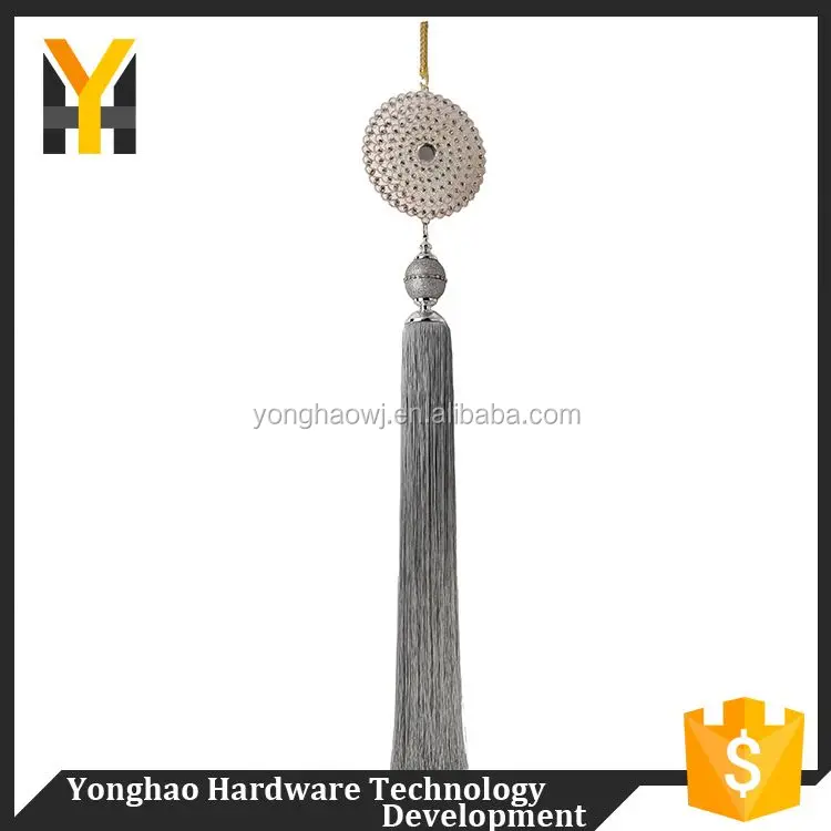 Attractive style contemporary window polyester curtain tassel fringe trimming