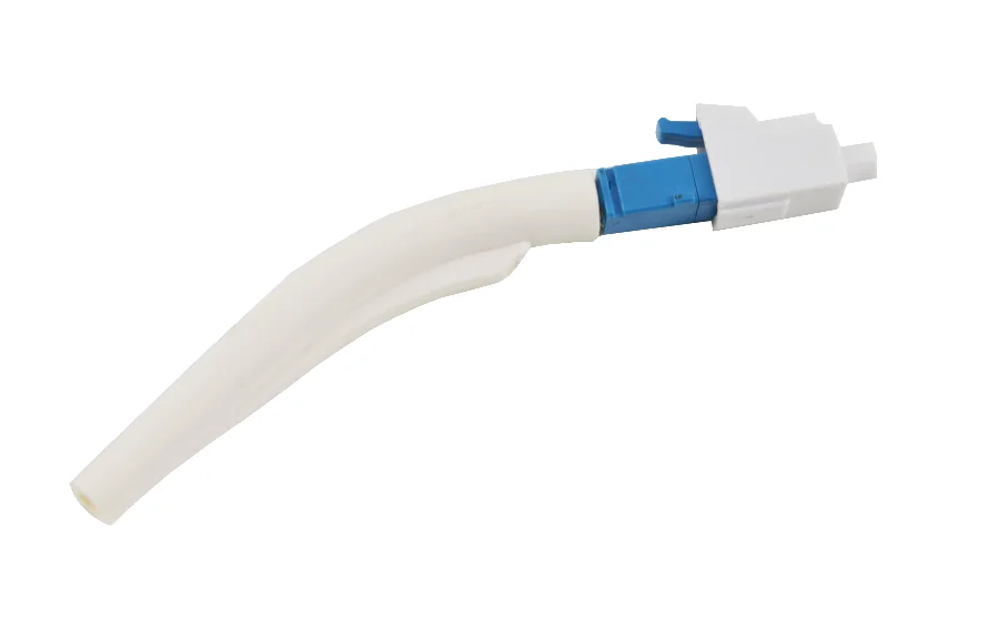 Telecom level 90 Degree Boot LC Fiber Optic Connector