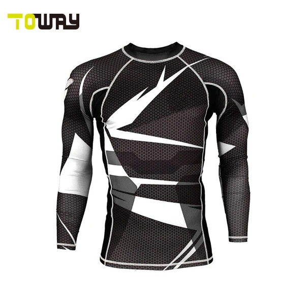 Мужская компрессионная рубашка с длинным рукавом
