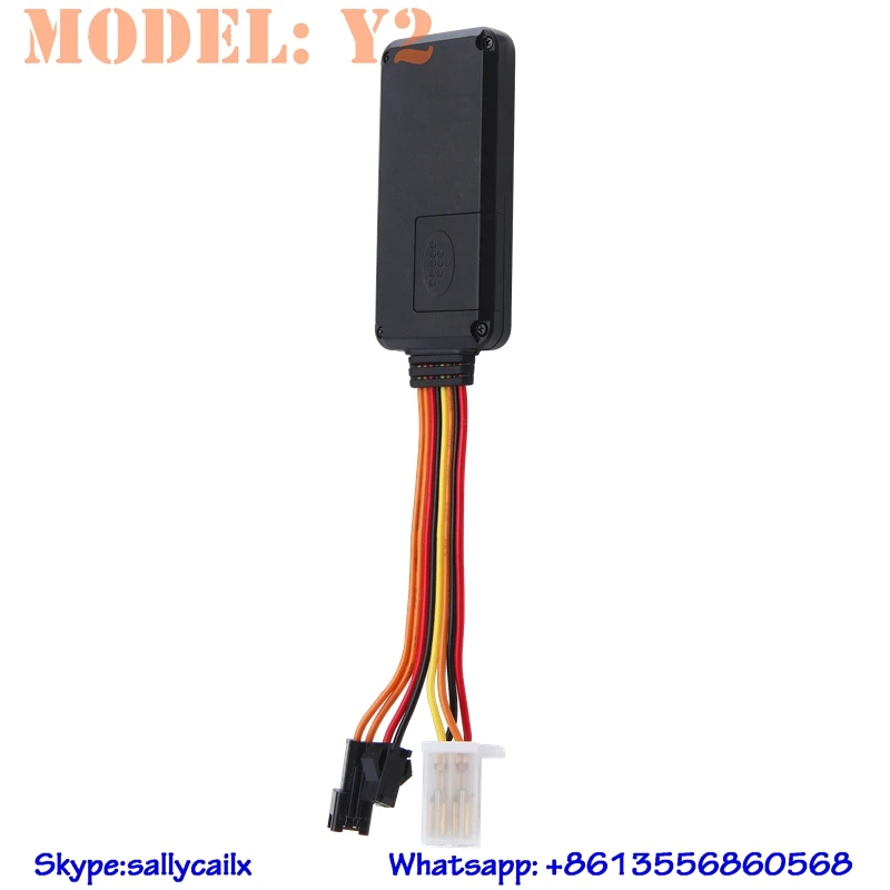 Y202 gps real time tracker tracking device with software sos microphone relay